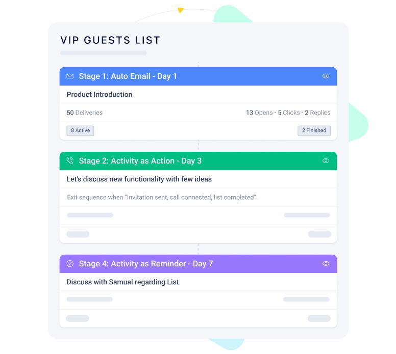 Automated tasks using Salesmate