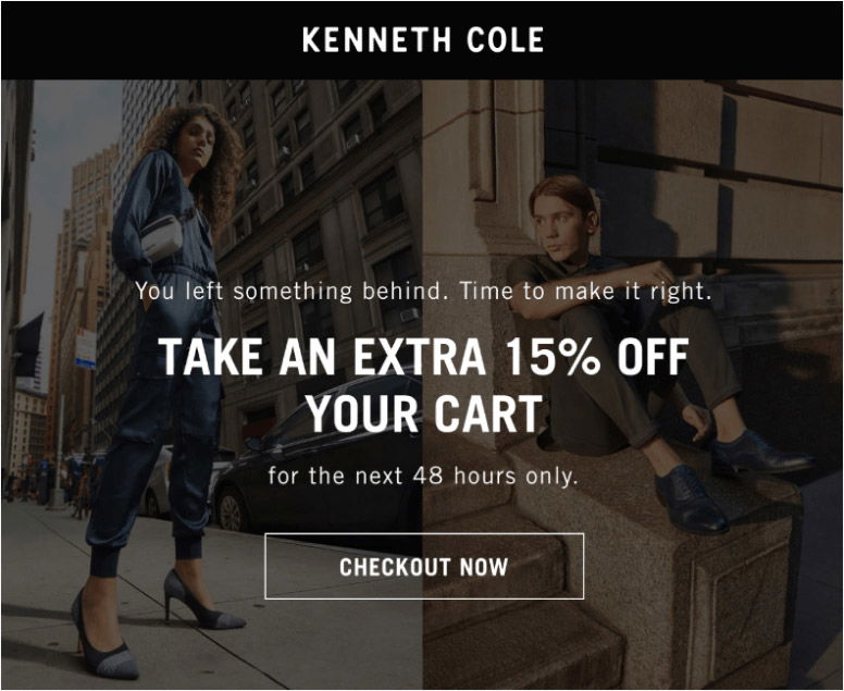 Cart-abandonment-campaign-by-Kenneth-Cole