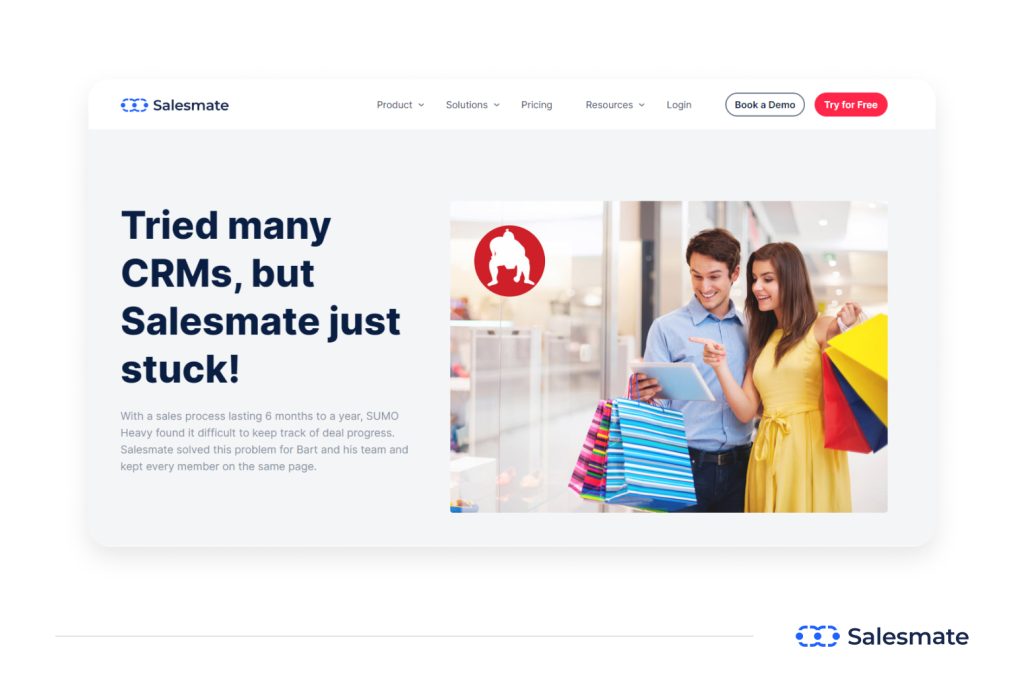 Case studies as sales collateral