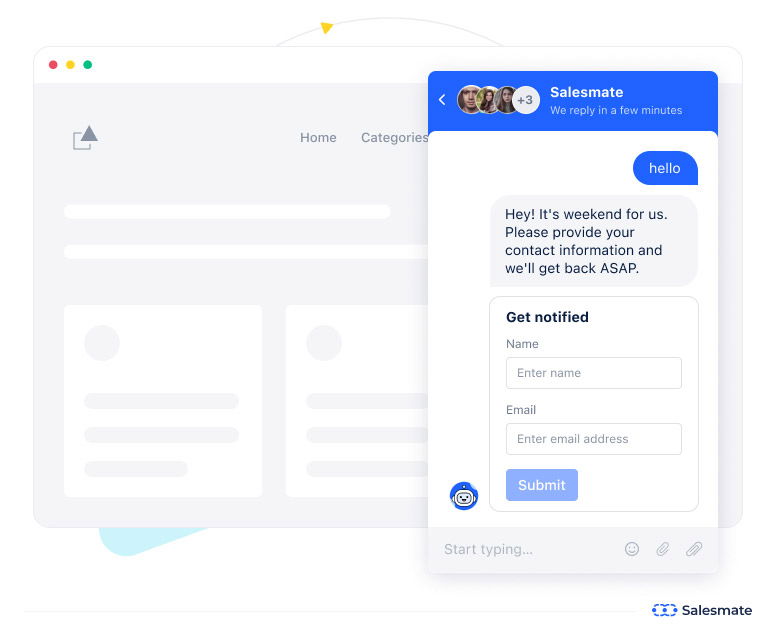 Chat Journeys Lead capturing and qualification