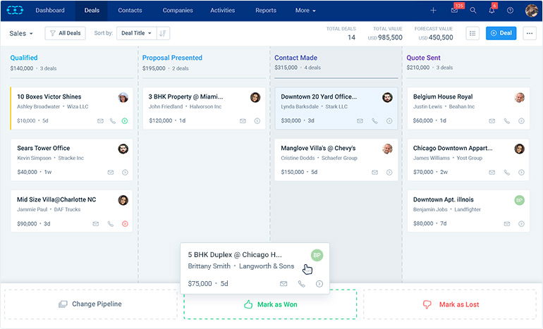 Deal-board-view-updates