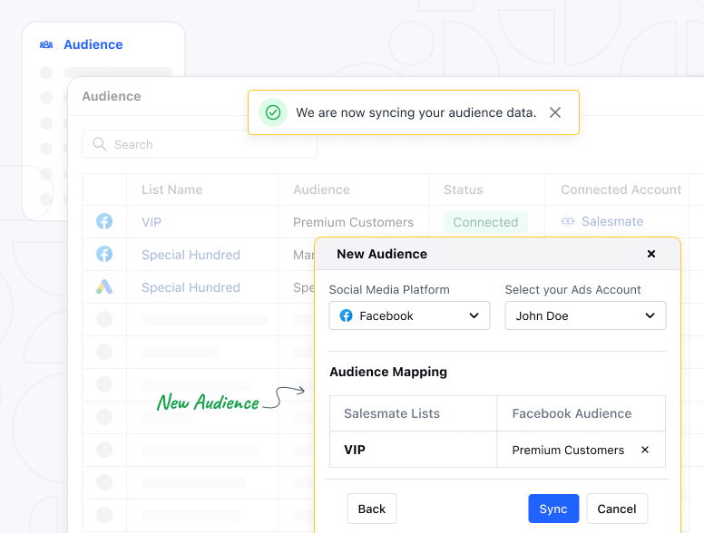 Facebook Lead Forms and Audience Sync 