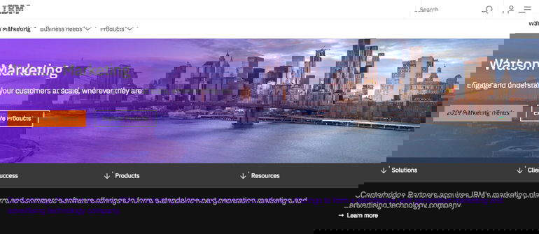 IBM Watson marketing