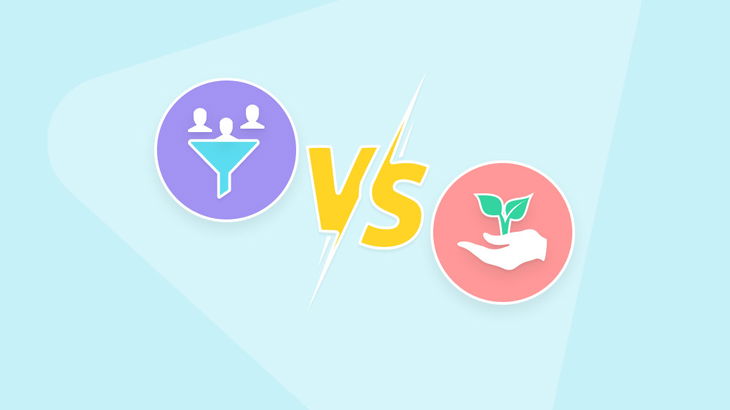 Lead generation vs. lead nurturing: Learn 5 differences in 1 min!