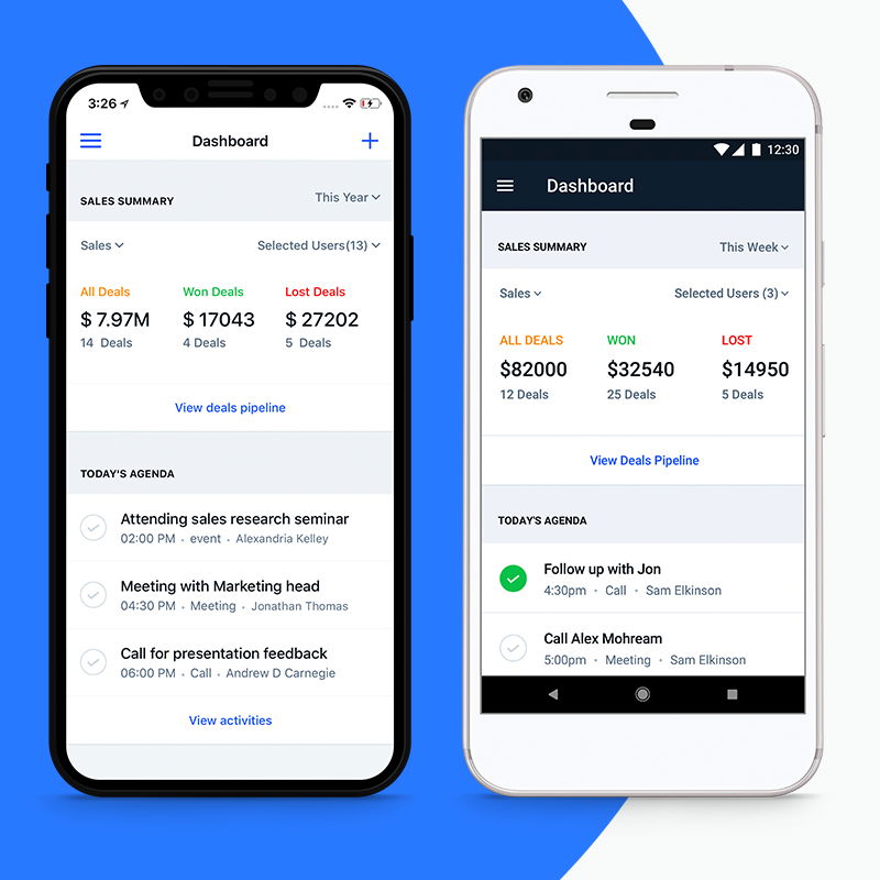 Mobile Sales Dashboard