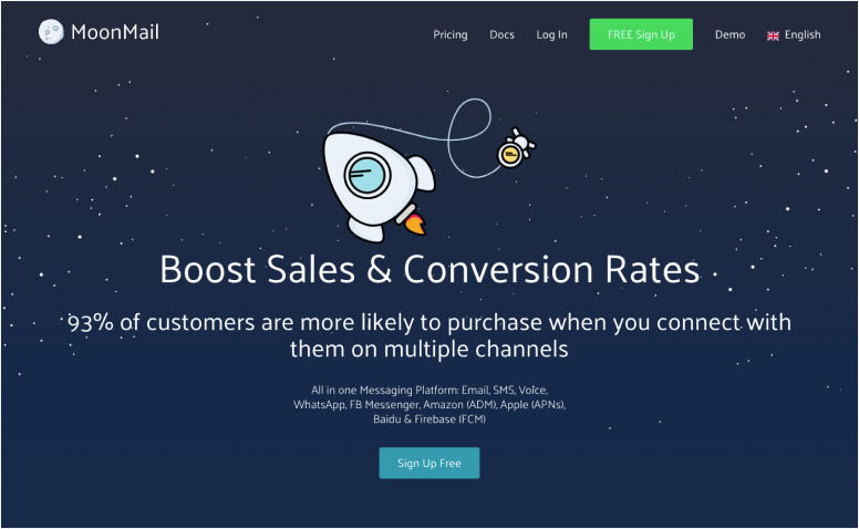 MoonMail email marketing software