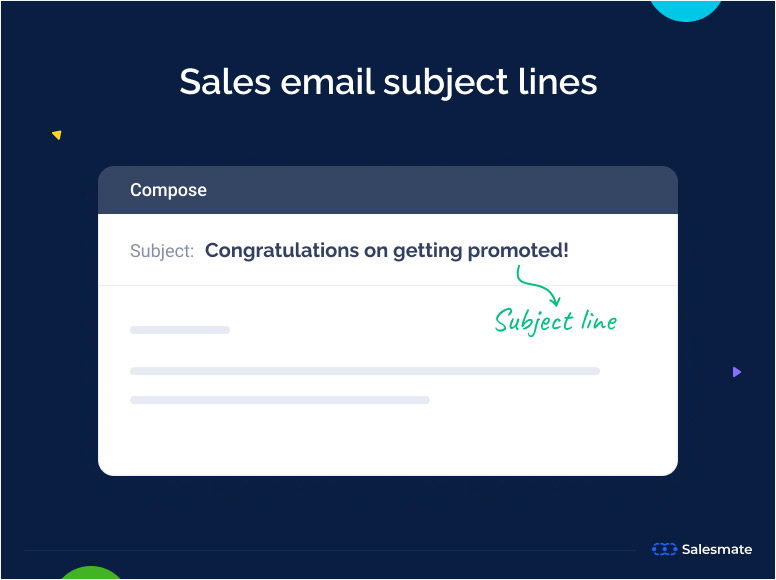 Sales email subject lines