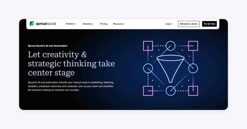 Sprout Social Salesmate ai in marketing