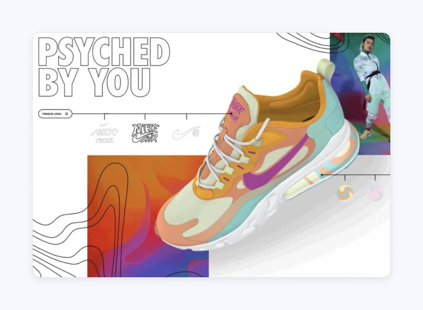 Nike Personalized experience with design 