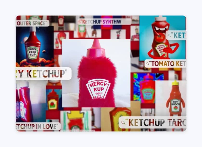 Heinz AI image generation for advertising