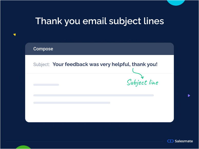 Thank you email subject lines