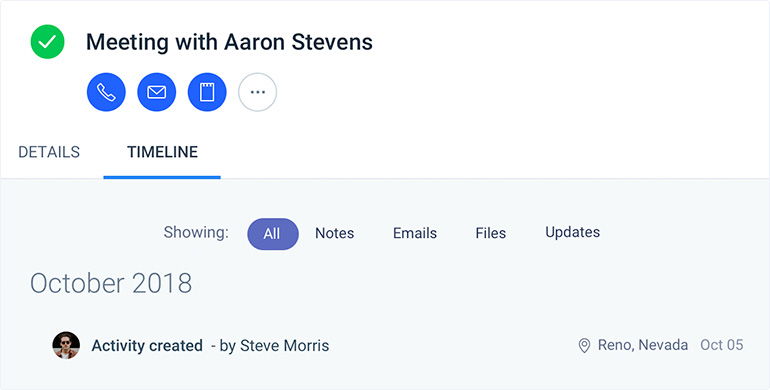 Track on-field sales team members
