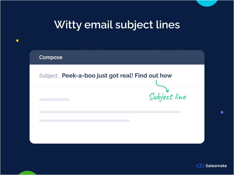 Witty email subject lines