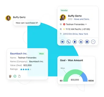 One powerful CRM for everyone on your team One powerful CRM for everyone on your team