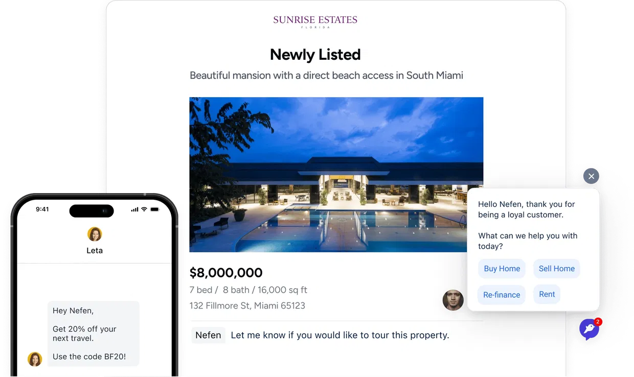 A true multi-channel experience to generate more leads A true multi-channel experience to generate more leads