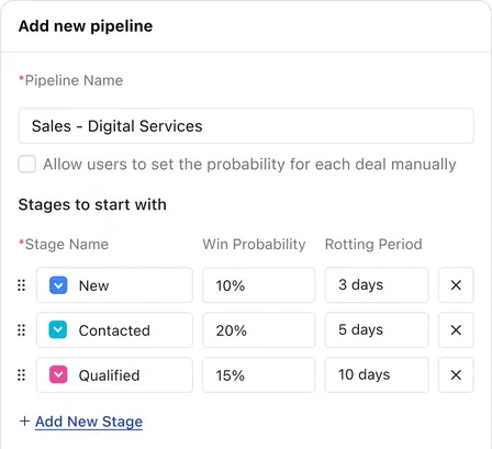 Build your desired process Build your desired process