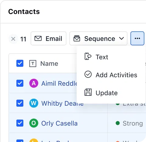 Bulk Actions Bulk Actions