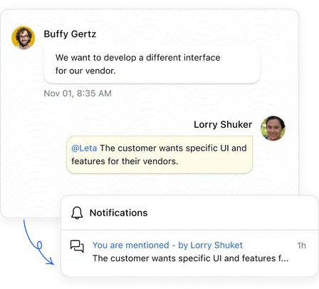 Collaboration is just an @ away Collaboration is just an @ away