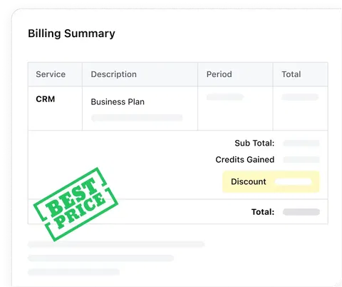 Get more value with transparent pricing Get more value with transparent pricing