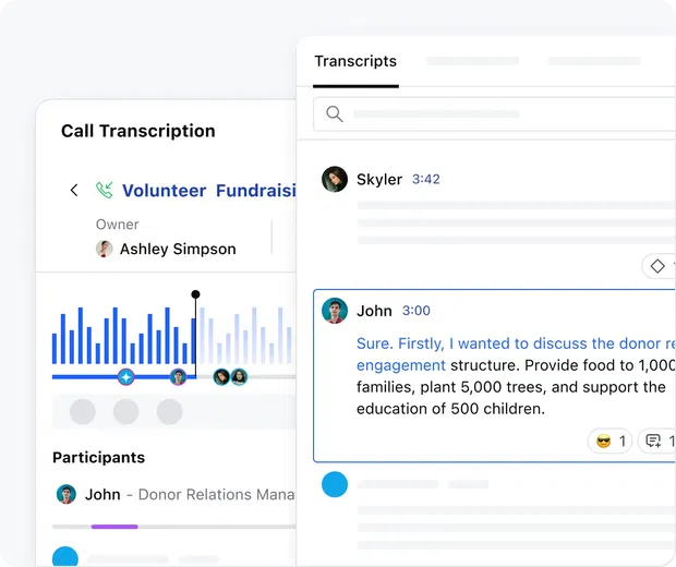 Improve communication with donors Improve communication with donors