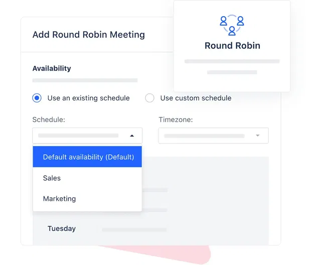 Schedule meetings from inside CRM Schedule meetings from inside CRM