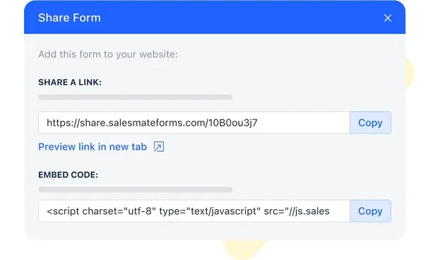 Easily share and embed on your website Easily share and embed on your website